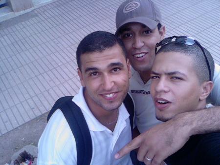 moi a droite et simo bikri et hicham
